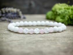 R. M. ékszer Téli szeretet vegyes ásvány karkötő (14357-RM-21)