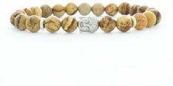 R. M. ékszer Jáspis Buddha ásvány karkötő (9071-RM-18)