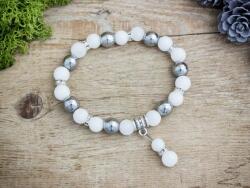 R. M. ékszer Hógolyó vegyes ásvány karkötő (18628RM18)