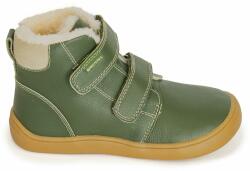 Protetika Băieți cizme de iarnă Barefoot DENY KHAKI, protetika, verde - 31