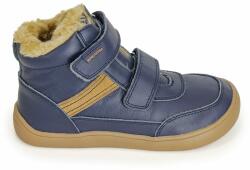 Protetika Băieți cizme de iarnă Barefoot TARGO NAVY, Protezare, albastru - 23