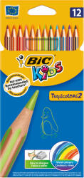 BIC Creioane Colorate 12 Culori Tropicolors Bic