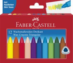 Faber-Castell Creioane Cerate Triunghiulare 12 Culori Faber-castell