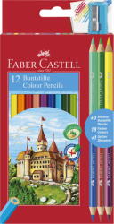 Faber-Castell Creioane Colorate 12+3 Culori Eco Faber-castell