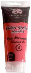 Pigna Rechizite Culori Acrilice 200ml Rosu Permanent Premium Sf Art Pigna
