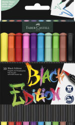 Faber-Castell Brush Pens Black Edition Set 10 Culori Faber-castell