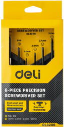 Deli Set 6 Surubelnite Precizie Metalice Cut Plastic Deli