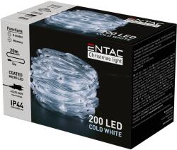 Entac Karácsonyi IP44 200 PVC Bevonatú Micro LED CW 20m ECML-200-CW | KÜLÖN CSOMAG (ECML-200-CW)
