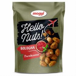Mogyi Hello Nuts! Bologna paradicsomos, csicseriborsós tésztabundában pörkölt földimogyoró 100 g - cooponline