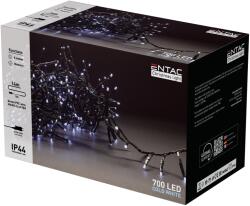 Entac Karácsonyi IP44 700 LED Fürtös Fénysor CW 14m ECL-M700CW | KÜLÖN CSOMAG (ECL-M700CW)