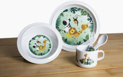 Camp4 Детски сервиз, комплект 5 бр, safari - чаша, чиния, купичка (917983)