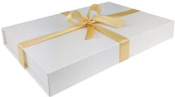 Prémium ajándékdoboz Fehér ajándékdoboz, díszdoboz - 31 x 22 x 4 cm