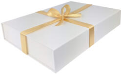 Prémium ajándékdoboz Fehér ajándékdoboz, díszdoboz - 37 x 26 x 6 cm