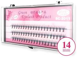Clavier Gene false, C, 14 mm - Clavier Pink Silk Green Eyelash 60 buc