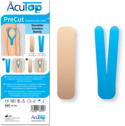 AcuTop Classic Precut Kineziológiai Tapasz Vállra (Előre Vágott 8 adagos csomag) (SGY-AP16S-ACU) - duoker