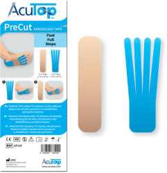 AcuTop Classic Precut Kineziológiai Tapasz Talpra (Előre Vágott 8 adagos csomag) (SGY-AP16F-ACU) - duoker