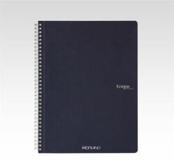Fedrigoni Ecoqua A4 70 lapos sötétkék kockás spirálfüzet (19290104)