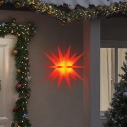 vidaXL összecsukható piros karácsonyi lámpa LED-del 57 cm (356187)