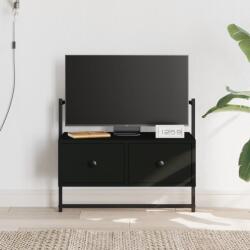 vidaXL fekete szerelt fa fali TV szekrény 60, 5 x 30 x 51 cm (833453)