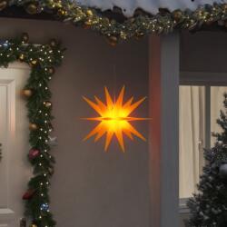 vidaXL összecsukható sárga karácsonyi lámpa LED-del 43 cm (356186)