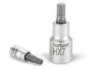 Fortum bitdugófej imbusz, 1/4", 61CrV5/S2, mattkróm; 8mm (HX8) (4701608)
