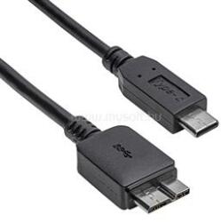 Akyga Kábel micro USB B 3.0 / USB type C 1m AK-USB-44 (AK-USB-44) (AK-USB-44)