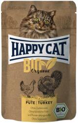 Happy Cat Bio Organic alutasakos eledel - Baromfi és pulyka 6 x 85 g