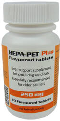 HEPA-PET Plus 250 mg tabletta 30 db - petissimo