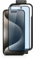 Epico iPhone 15 Pro kékfény szűrő 3D+ üvegfólia + felhelyező keret