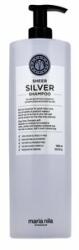 Maria Nila Sheer Silver Shampoo șampon hrănitor pentru păr blond platinat si grizonat 1000 ml