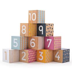 Bigjigs Toys Cuburi de numere didactice (DDBJ32004)