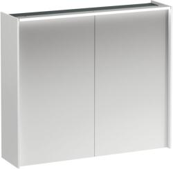 Laufen Lani 80 cm-es tükrös szekrény led világítással, matt fehér H4037621122601 (H4037621122601)