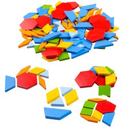 Bigjigs Toys Mozaic colorat din lemn (DDBJ942)