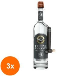 BELUGA Set 3 x Vodka Beluga Gold Line, 40% Alcool, 0.5 l
