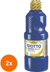 GIOTTO Set 2 x Culoare Tempera Giotto, Ultramarine Blue, 500 ml (CUL-2xFL0535317)