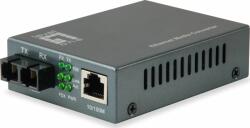 LevelOne Media Converter FVT-1105 RJ45>SC SM 80 km convertor fibră optică (FVT-1105)