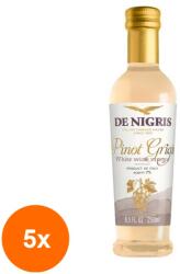 De Nigris Set 5 x Otet din Vin Alb Pinot Grigio, De Nigris, 250 ml