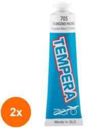 Cretacolor Set 2 x Culoare Tempera Aero, Turqouise, 42 ml (CUL-2x9220-0705)