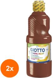 GIOTTO Set 2 x Culoare Tempera Giotto, Brown, 500 ml (CUL-2xFL0535328)