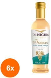 De Nigris Set 6 x Otet din Vin Alb Prosecco, De Nigris, 250 ml