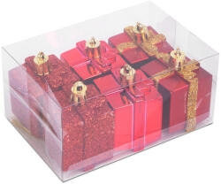 Family Collection Karácsonyfadísz szett - piros ajándék - 4, 5 cm - 6 db / szett Family 58781C (58781C)