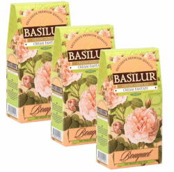  sarcia. eu BASILUR Cream Fantasy - Ceylon zöld tea gyümölcsaromával, 100 g x3 csomag