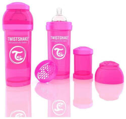 Twistshake Biberon Twistshake Anti - Colici 260 ml Roz (336001110) - ejuniorul