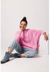  BeWear Klasszikus női pulóver Elyamour BK105 rózsaszín Universal