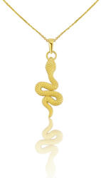 Ékszerkirály 14k arany medál, pikkelyes kígyó (AM094)