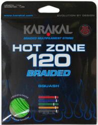 Karakal Squash húrok Karakal Hot Zone Braided (11 m) - green