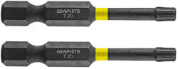 GRAPHITE Set biti de impact TX20X50mm 1/4" 2buc. GRAPHITE 56H525 (56H525) Set capete bit, chei tubulare