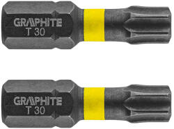 GRAPHITE Set biti de impact TX30X25mm 1/4" 2buc. GRAPHITE 56H516 (56H516)