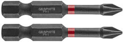 GRAPHITE Set biti de impact PH1X50mm 1/4" 2buc. GRAPHITE 56H518 (56H518)