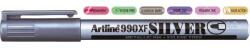 ARTLINE Marker cu vopsea ARTLINE 990XF, corp metalic, varf rotund 1.2mm - argintiu (EK-990XF-SV) - roveli